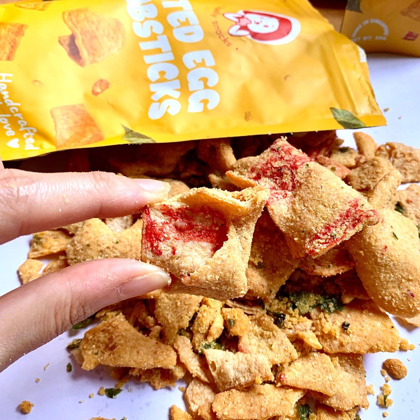 Salted Egg Crabsticks 咸蛋蟹柳 ソルテッドエッグカニカマ