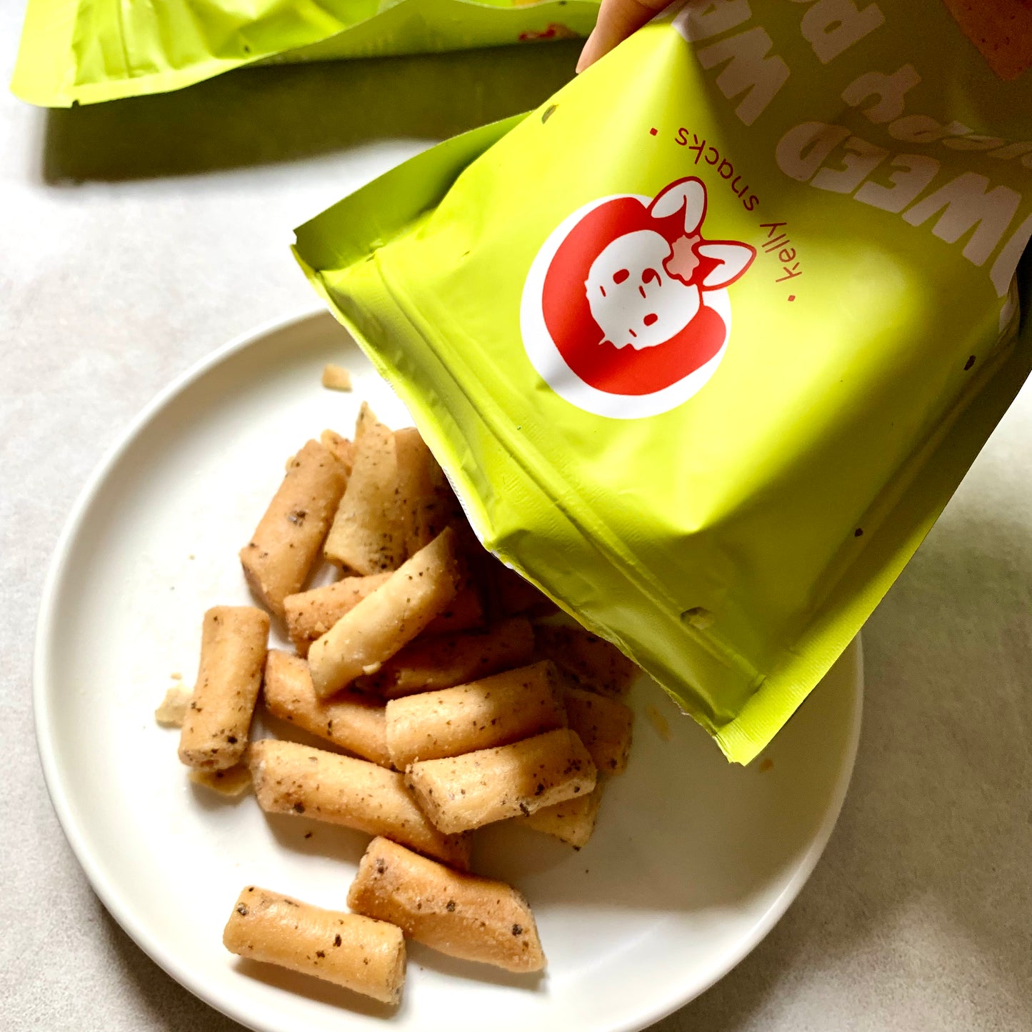 Seaweed Wasabi Crispy Pops 海苔芥末春卷皮 のりわさび春巻きの皮