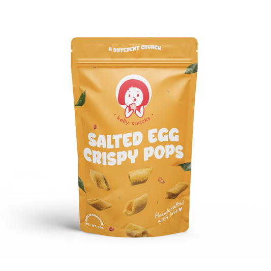 Salted Egg Crispy Pops 咸蛋春卷皮 ソルテッドエッグ春巻きの皮